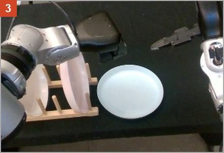 pi-0.5 proceeds to hand over with an empty gripper